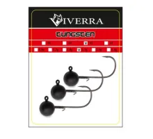 Tungsten Jighead Viverra 2.7g #2 Black