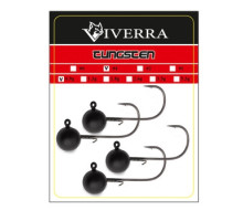Джигголовка вольфрам Viverra 0,9g #4 Black