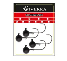 Tungsten Jighead Viverra 0.9g #4 Black