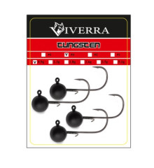 Джигголовка вольфрам Viverra 0,9g #4 Black