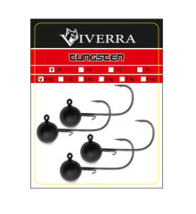 Джигголовка вольфрам Viverra 0,9g #6 Black