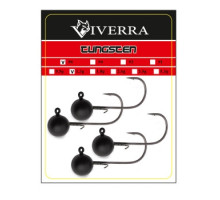 Tungsten Jighead Viverra 1.3g #6 Black