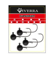 Джигголовка вольфрам Viverra 1,8g #6 Black