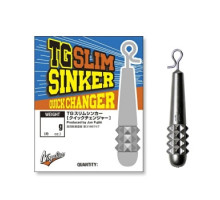 Quick release tungsten weight Varivas TG Slim Sinker QC 10g