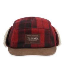 Кепка Simms Coldweather Cap Red Buffalo Plaid S/M