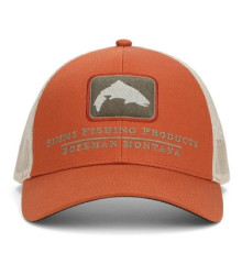 Кепка Simms Double Haul Icon Trucker Simms Orange