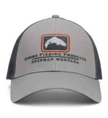 Simms Trout Icon Trucker Cinder Cap
