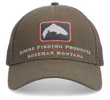 Simms Trout Icon Trucker Hickory Cap