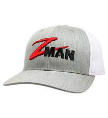 Cap ZMAN Structured Trucker Hat Gray/White