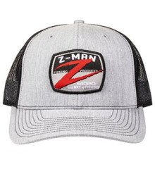 Cap ZMAN Z-Badge Trucker Hatz Gray/Black