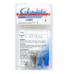 Крючок Gamakatsu двойник LS-4523T Tinned #9 5шт