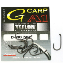 Hook Gamakatsu A1 G-Carp D-Rig MB PTFE coating Gray # 6 10pcs
