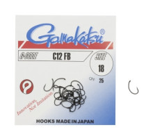 Гачок Gamakatsu C12 Black # 18 25шт