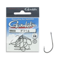Гачок Gamakatsu F314 Black # 1/0 25шт