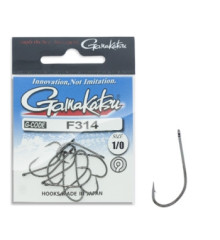 Крючок Gamakatsu F314 Black #1/0 25шт