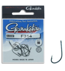 Крючок Gamakatsu F314 N/L Black #4 9шт