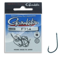 Гачок Gamakatsu F314 N / L Black # 10 12шт