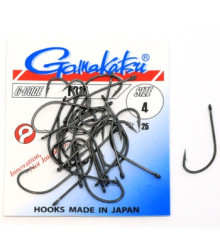 Крючок Gamakatsu F314 Black #4 25шт