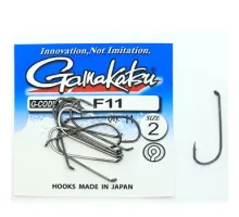 Hook Gamakatsu F11 N / L Black # 2 11pcs