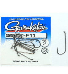 Крючок Gamakatsu F11 N/L Black #2 11шт