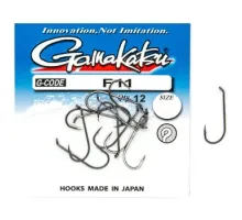 Гачок Gamakatsu F11 N / L Black # 12 12шт