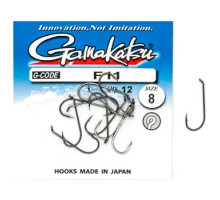 Hook Gamakatsu F11 N / L Black # 8 12pcs