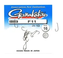Гачок Gamakatsu F11 N / L Black # 16 13шт