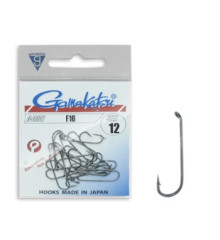 Hook Gamakatsu F16 N / L Black # 12 13pcs