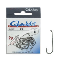 Крючок Gamakatsu F16 Black #8 25шт