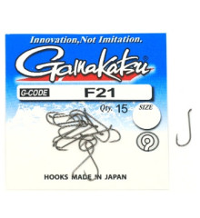 Крючок Gamakatsu F21 Black #6 25шт
