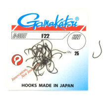 Крючок Gamakatsu F22 Black #10 25шт
