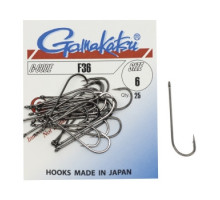 Крючок Gamakatsu F36 Black #6 25шт