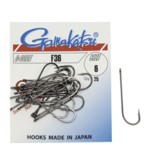 Крючок Gamakatsu F36 Black #6 25шт