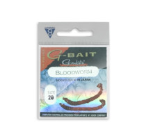Гачок Gamakatsu G-Bait Bloodworm Red # 20 10шт