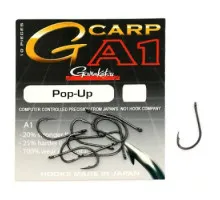 Гачок Gamakatsu A1 G-Carp Pop-Up Black # 1 10шт