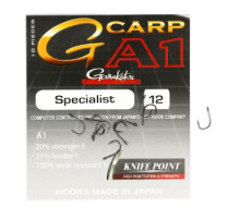 Гачок Gamakatsu A1 G-Carp Specialist Black # 12 10шт