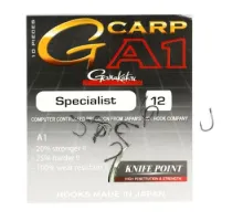 Гачок Gamakatsu A1 G-Carp Specialist Black # 12 10шт