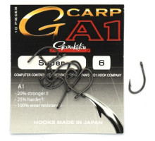 Гачок Gamakatsu A1 G-Carp Super Black # 6 10шт