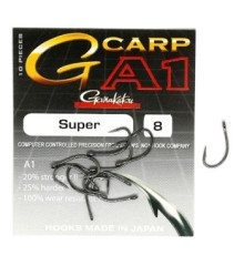 Крючок Gamakatsu A1 G-Carp Super Black #8 10шт