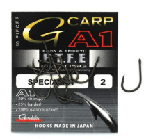 Гачок Gamakatsu A1 G-Carp Specialist PTFE coating Grey # 2 10шт