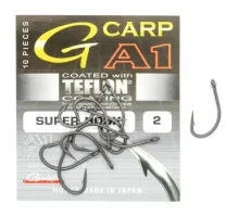 Гачок Gamakatsu A1 G-Carp Super Hook PTFE coating Grey # 2 10шт
