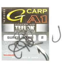 Крючок Gamakatsu A1 G-Carp Super Hook P.T.F.E. coating Grey #2 10шт