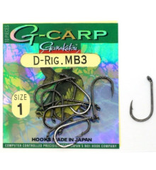 Крючок Gamakatsu G-Carp D-Rig MB3 Black #1 10шт