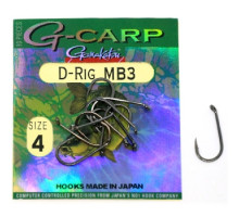 Крючок Gamakatsu G-Carp D-Rig MB3 Black #4 10шт