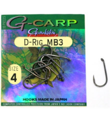 Гачок Gamakatsu G-Carp D-Rig MB3 Black # 4 10шт