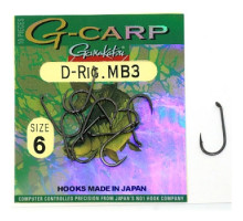 Крючок Gamakatsu G-Carp D-Rig MB3 Black #6 10шт