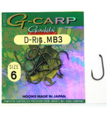 Гачок Gamakatsu G-Carp D-Rig MB3 Black # 6 10шт