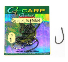 Hook Gamakatsu G-Carp Super LW MB4 Black # 1 10pcs