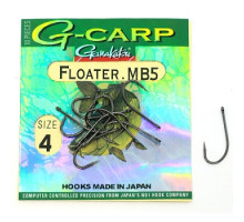 Гачок Gamakatsu G-Carp Floater MB5 Black # 4 10шт