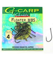 Гачок Gamakatsu G-Carp Floater MB5 Black # 4 10шт